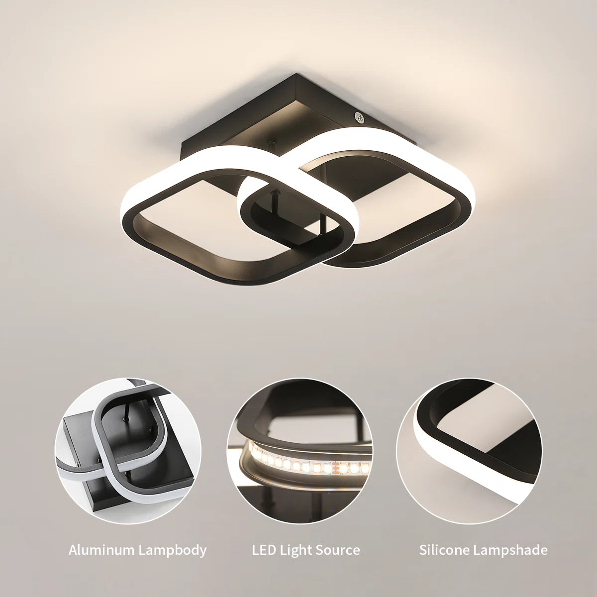 Luebbert LED Semi Flush Mount