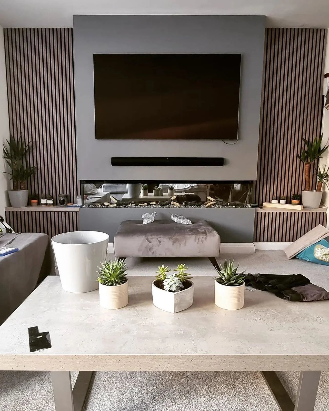Transform Your Space: Creative Media Wall Ideas with Wood Wall Panels 2400 x 600mm